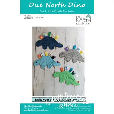 Dino Crinkle Toy Pattern