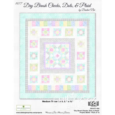 Display Poster Dry Brush Checks, Dots & Plaids,