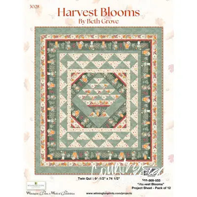 Display Poster Harvest Blooms