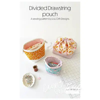 Divided Drawstring Pouch Pattern