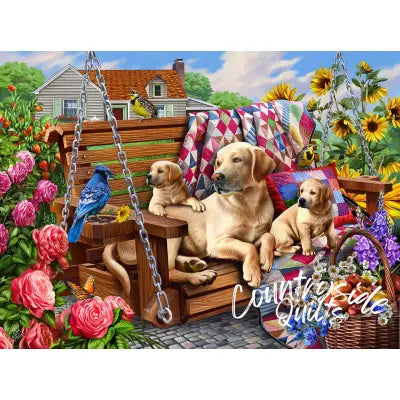 Dogs and Quilts 1000pc