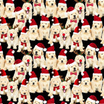 Dogs in Santa Hats Shorter Fit & Flare Dress