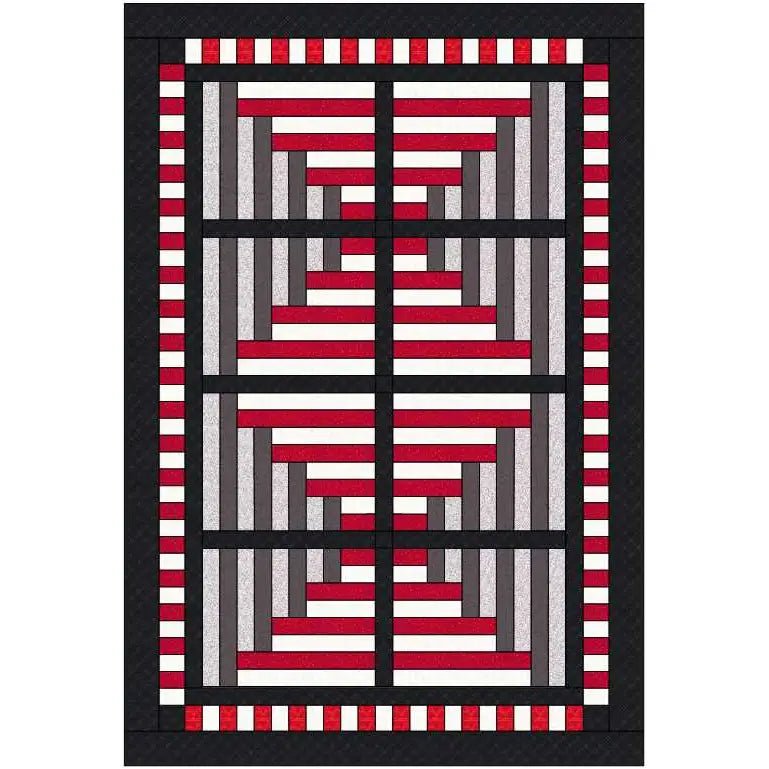 DOUBLE HOUR GLASS QUILT PATTERN Quilt Pattern 85035 3DQ6969