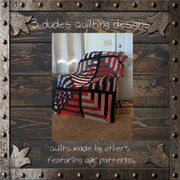 DOUBLE HOUR GLASS QUILT PATTERN Quilt Pattern 85035 3DQ6969