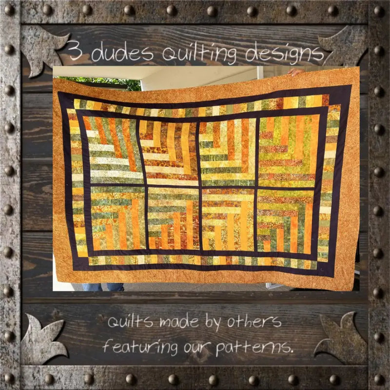 DOUBLE HOUR GLASS QUILT PATTERN Quilt Pattern 85035 3DQ6969