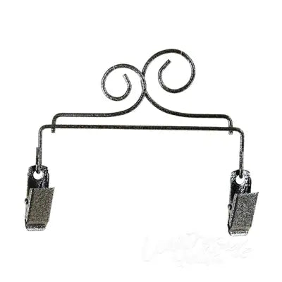Double Scroll Clip Hanger 5in