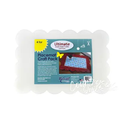 Double Sided Fusible Placemat Craft Pack 12-1/2in x 18-1/4in 4pk