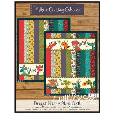 Dragon Friends Strip Quilt