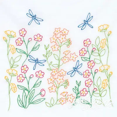 Dragonflies 18 Quilt Squares"