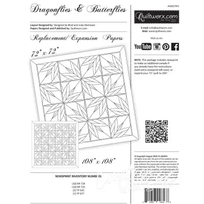Dragonflies & Butterflies Replacement/Expansion papers