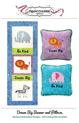 Dream Big Banner and Pillows