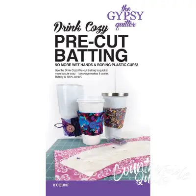 Drink Cozy Pre-Cut Batting 8ct