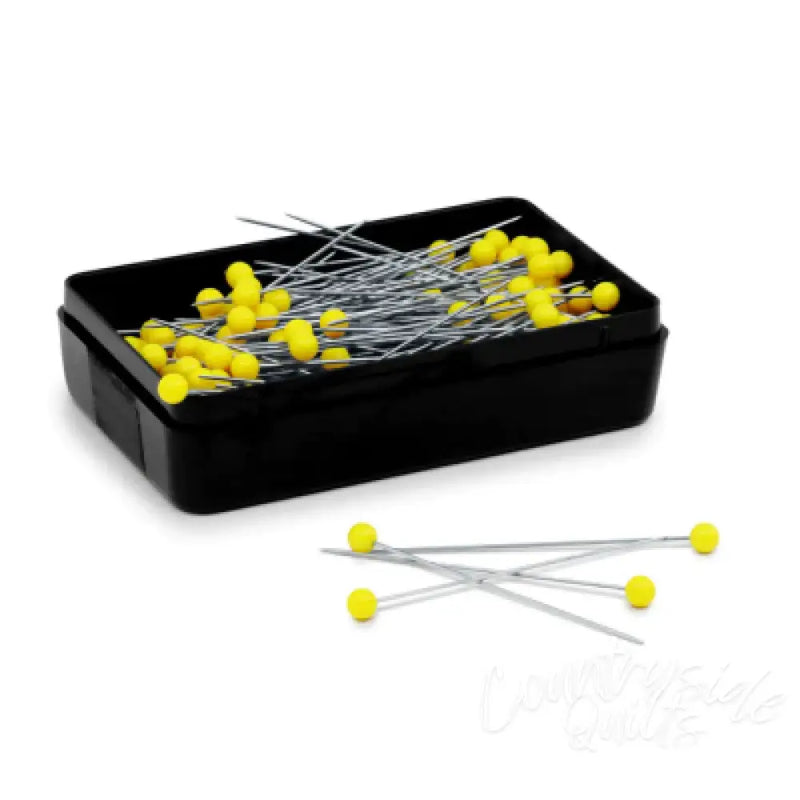 Dritz 1-3/4’’ Quilter’s Pins 175 pc Yellow Extra-Long 3005