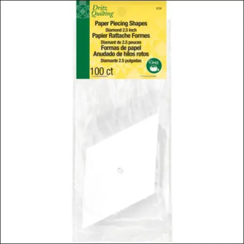Dritz 2-1/2’’ Diamond Paper Piecing Shapes 100 pc 3236