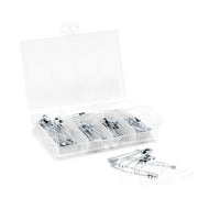 Dritz Curved Safety Pins Assorted Sizes 90 pc 3328