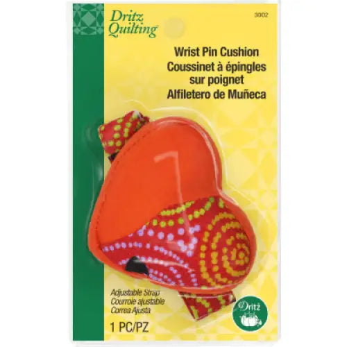 Dritz Quilting Heart Wrist Pin Cushion with Adjustable