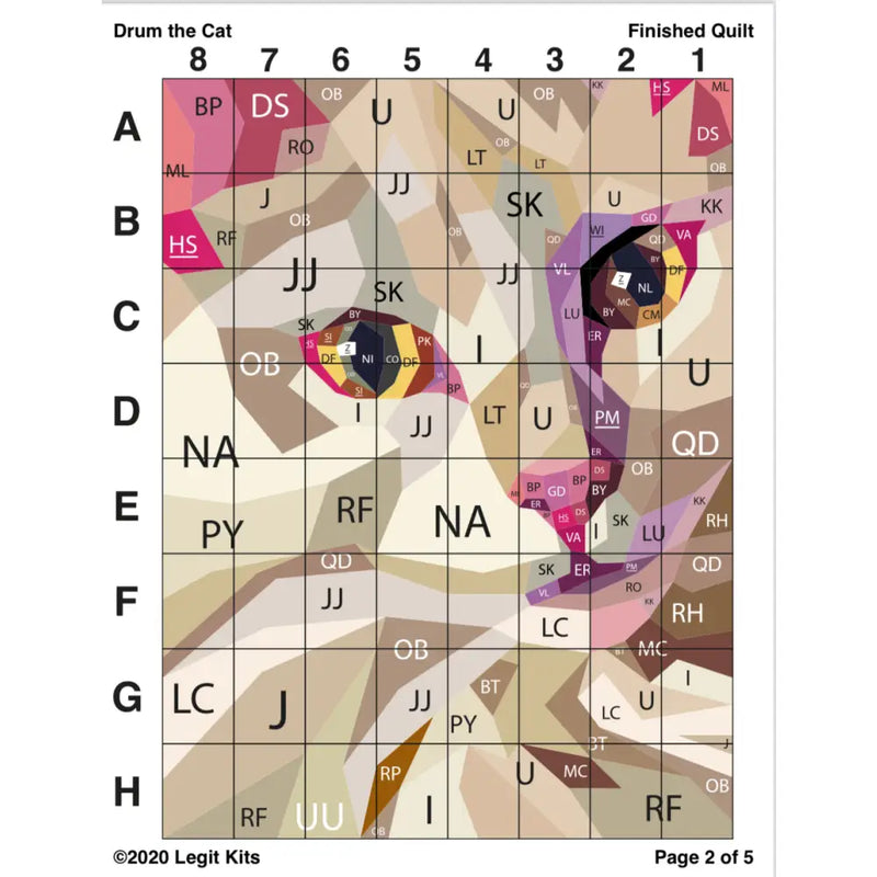 Drum the Cat Pattern PT013