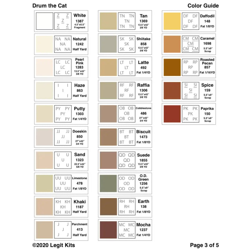 Drum the Cat Quilt Kit QK013