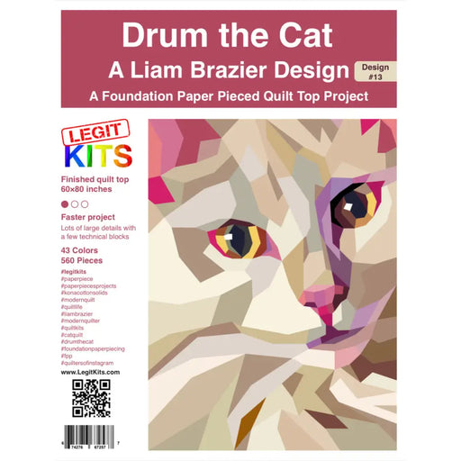 Drum the Cat Quilt Kit QK013