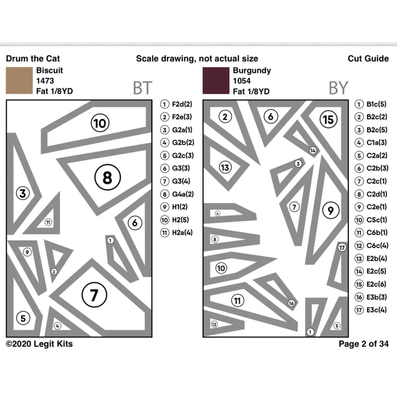 Drum the Cat Quilt Kit QK013