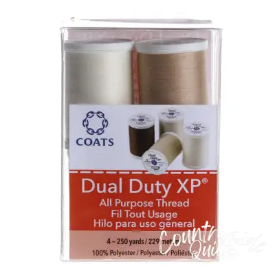 Dual Duty XP Thread Set 4pc Neutrals
