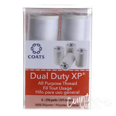 Dual Duty XP Thread Set 4pc White