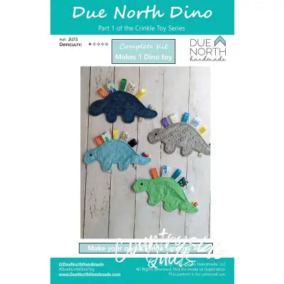Due North Dino Crinkle Toy Kit