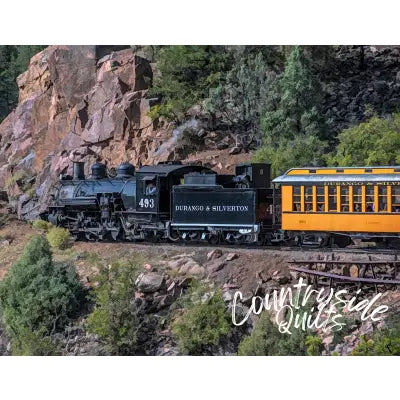 Durango Silverton Railroad Trail Panel 18in x 13.5in
