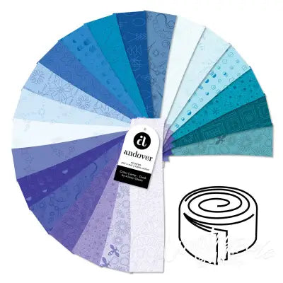 Dusk 2.5 Inch Strip Roll 40 Cuts Each