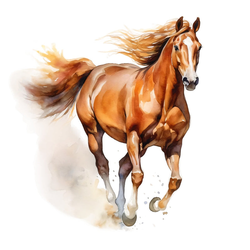 Majestic Horse Fabric Panel 36