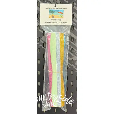 Easter Egg Glitter Sheet Bundle 5pk