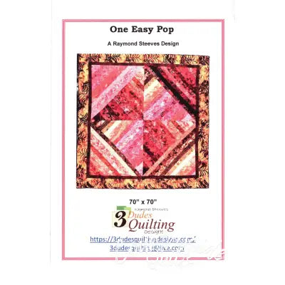 One Easy Pop Quilt Pattern