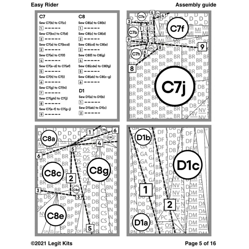 Easy Rider Pattern PT022
