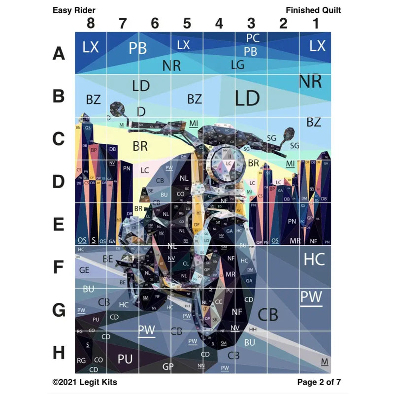 Easy Rider Pattern PT022