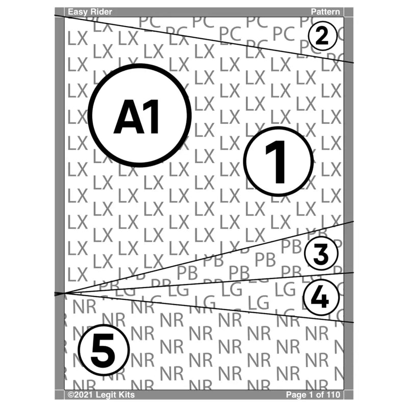 Easy Rider Quilt Kit QK022