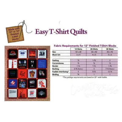 Easy T-Shirt Quilts