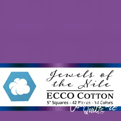 Ecco Cotton Solids Jewels of the Nile 5in Squares 42pc