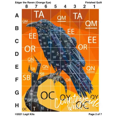 Edgar the Raven Pattern