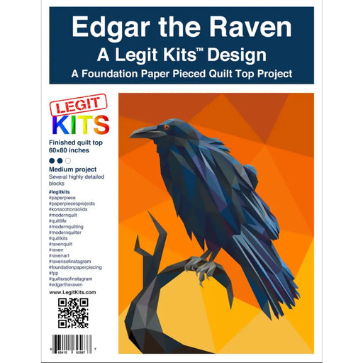 Edgar the Raven Quilt Kit QK025