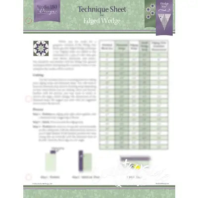 Edged Wedge Technique Sheet
