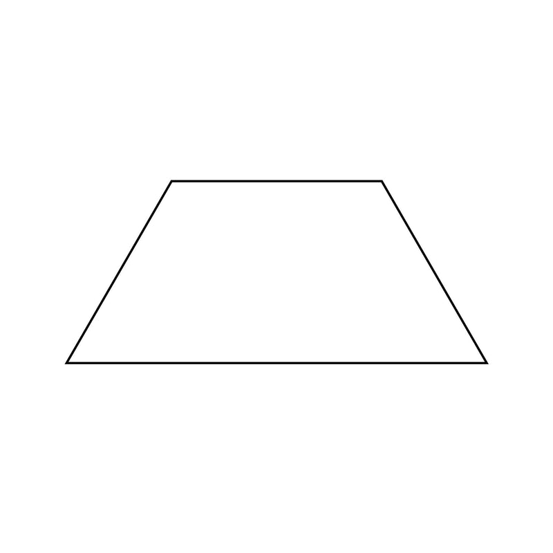 1-1/2in Half Hexagon Template