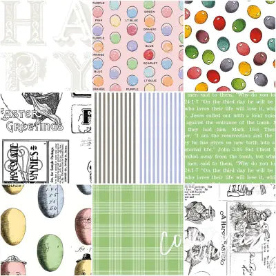 Egg Hunt 1 Yard Bundle White, 10pcs