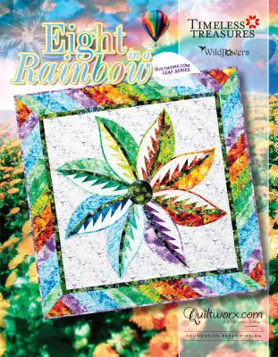 Eight In a Rainbow - Quiltworx Leaf Series