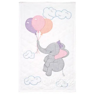 Elephant Crib Quilt Top