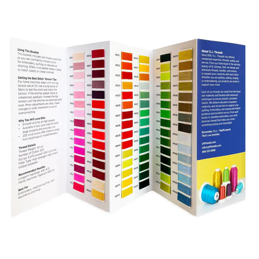 Elite Thread Color Booklet 19-9-1