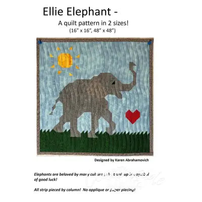 Ellie Elephant Quilt Pattern