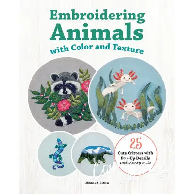 Embroidering Animals with Color and Texture