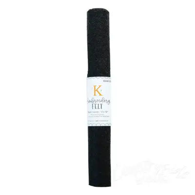 Embroidery Felt - Black Licorice