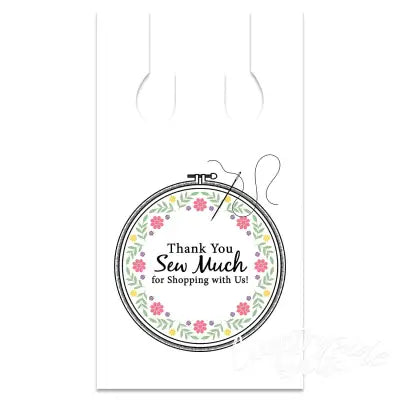 Embroidery Hoop Plastic Bag White 12in x 7in x 22in 1000ct