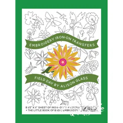 Embroidery Iron-On Transfers Field Day